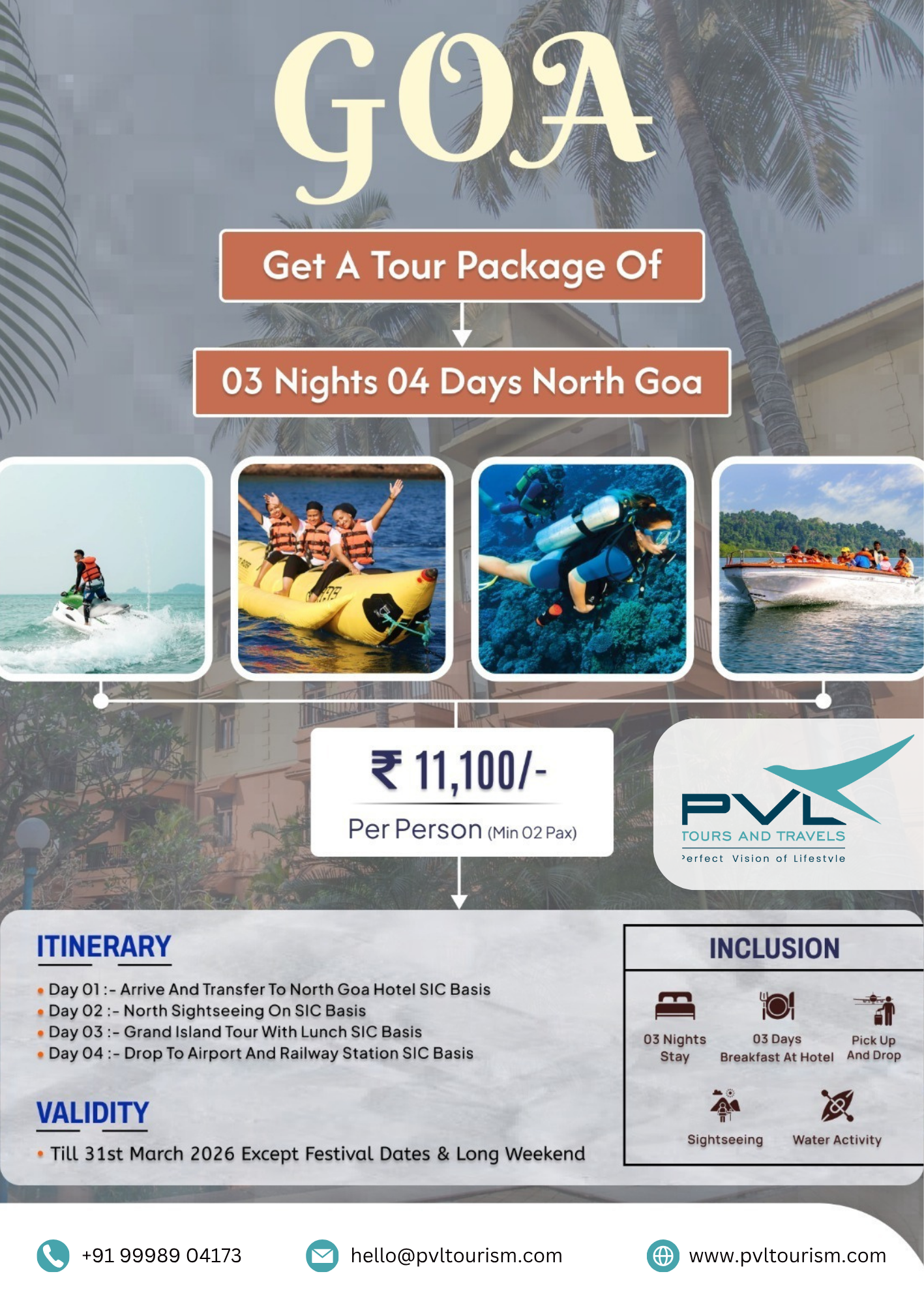 Goa Tour Package